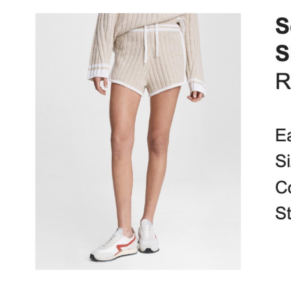 Rag & Bone Matching Set Size XS Shorts and Sweater